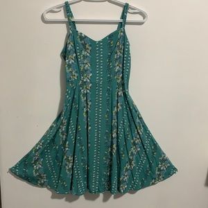 Old Navy Turquoise Floral Dress